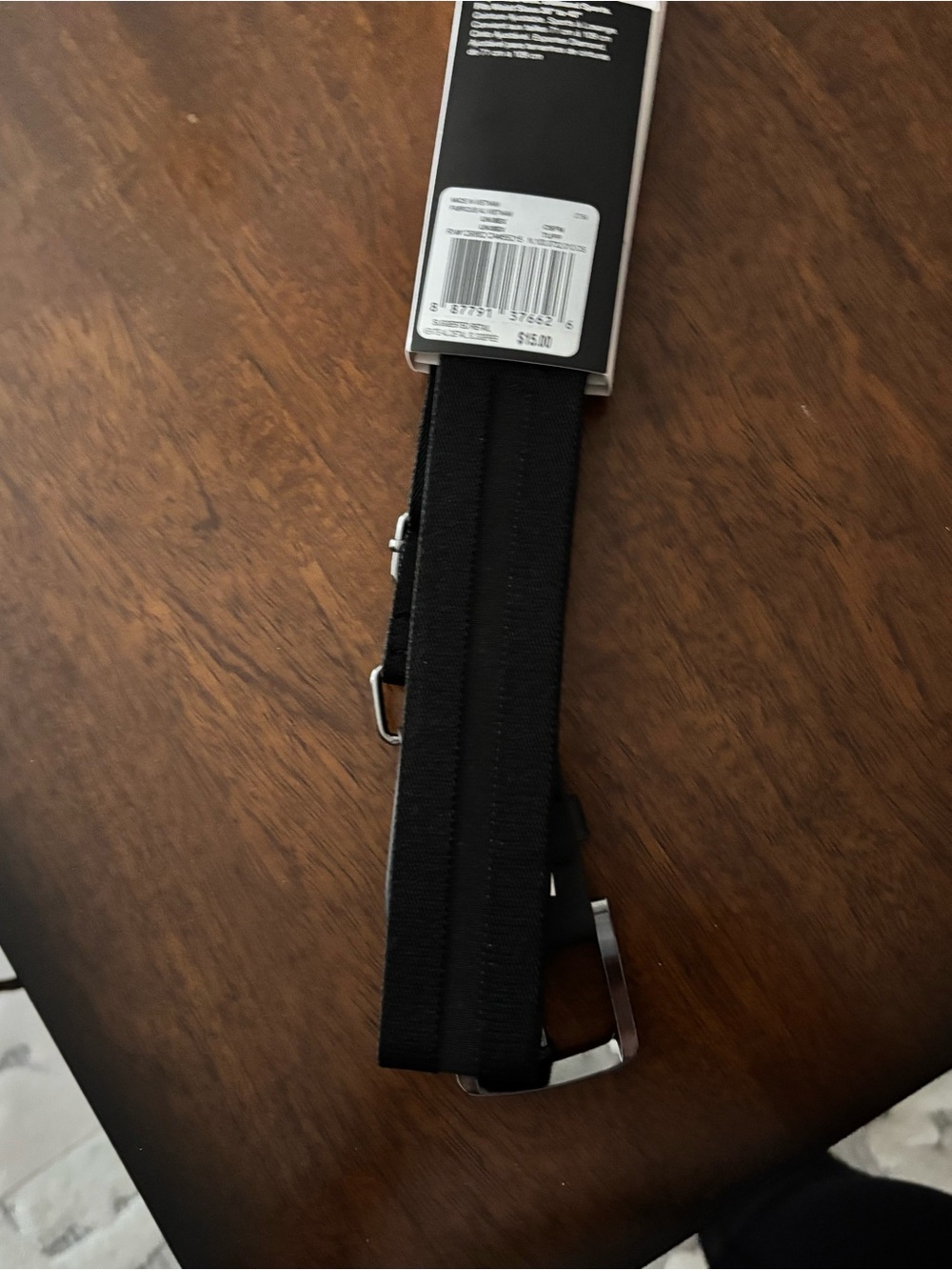 Nike Black Elastic baseball belt